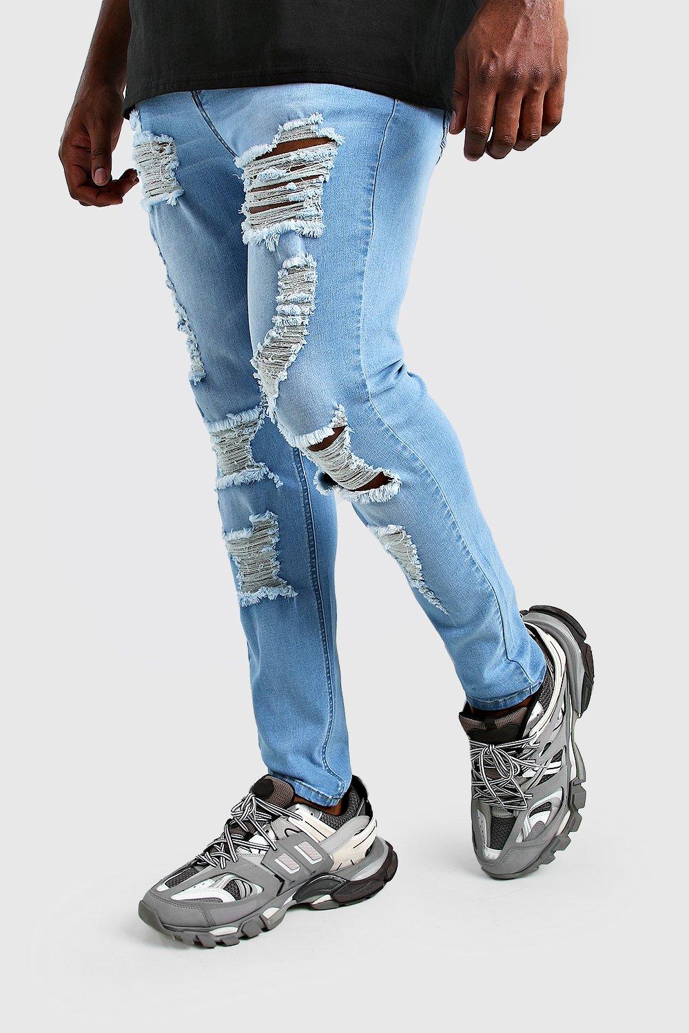 tall ripped skinny jeans